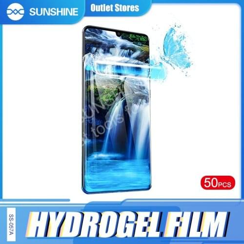 SUNSHINE SS-057 Flexible hydraulic film laminas for mobile phones Screen Front Film Cut For SS-890C Auto Film Cutting Machine