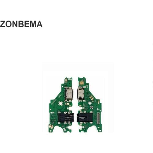 ZONBEMA 10pcs Original USB Charger Dock Board Connector Charging Port Flex Cable Compatible For Huawei Mate 20 Lite MaiMang 7