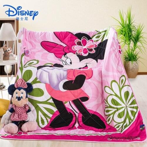 150x200cm Summer Disney Blanket Quilt 100% Cotton Thin quilt Napping Sleeping Cartoon Children Child Girl boy bedroom gift