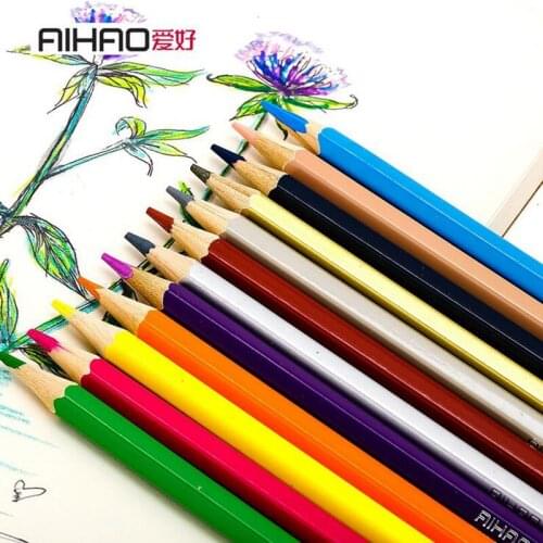 18/24/36 Colored Pencils Painting Drawing Writing Pencil Set Stationery Office School supplies