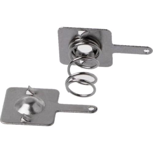 50 Pairs Metal Battery Spring Plate Set for AA AAA Positive Negative Contact