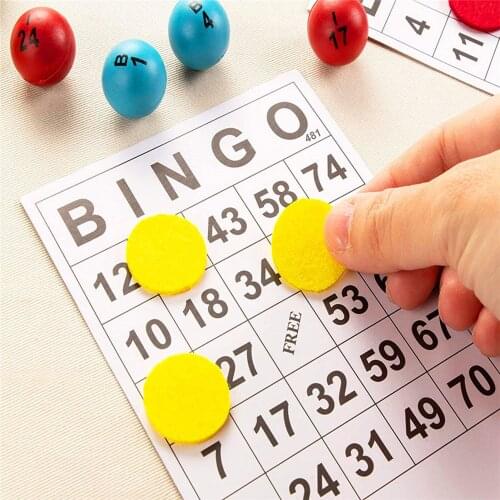 60pcs Large Bingo Cards Easy Read For Adults & Children Bingo Game Cards Sheets 0 To 75 Digits 5.9x7.08 Inch