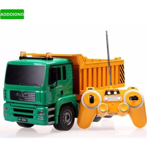 RC Truck 8 Channel Tipper Lorry Remote Control Truck Dumper High Simulation RC Project Tilting Cart Engineering Electronic Toys