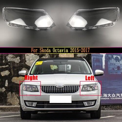 Car Headlight Lens For Skoda Octavia 2015 2016 2017 Car Headlamp Lens Auto Shell Cover