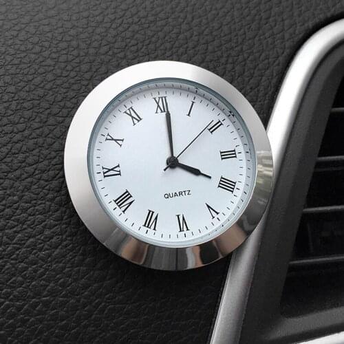 Car Clock Luminous Mini Car Internal Sticker Scale Watch for Kia Rio K2 K3 K5 K4 Cerato,Soul,Forte / Hyundai ix35 iX45 iX25 i20