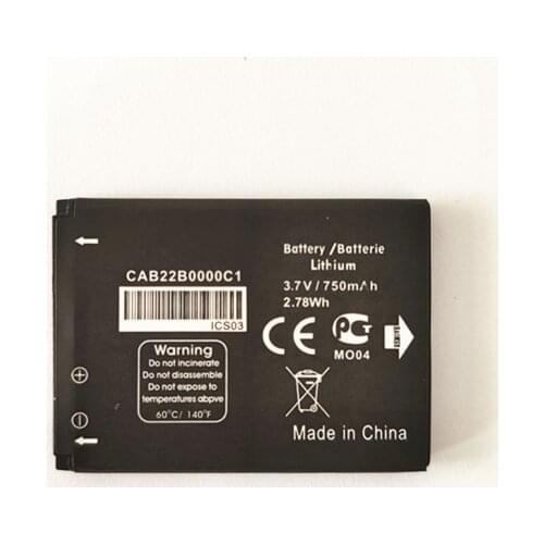 AZK 10PCS New 750mAh Battery For Alcatel CAB3010010C1/CAB30M0000C1/CAB2170000C1 Battery For ALCATEL One Touch 103 103A 105 105A