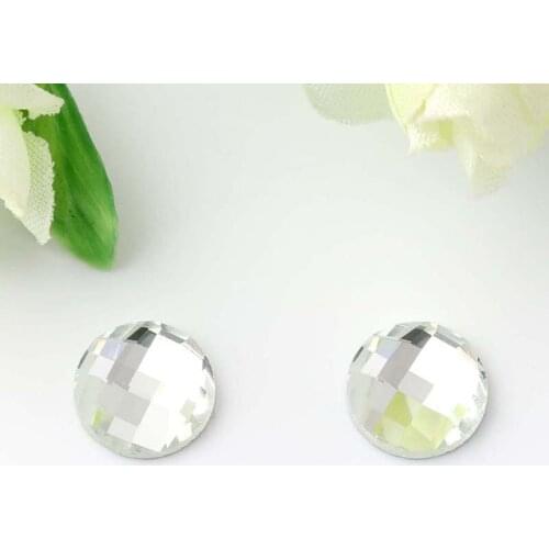 Free shipping!2018 Super shining white round flat back glass crystal rhinestones DIY Watch and wedding dress jewelry accessories