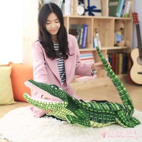 Large 160cm simulation crocodile soft plush toy sleeping pillow toy birthday gift h976