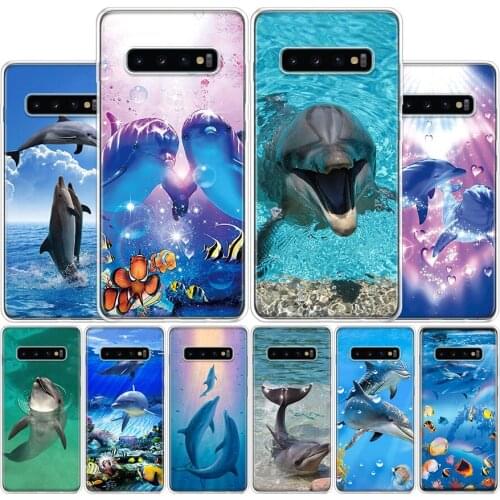 Ocean dolphin Dance And Jumping Phone Case For Samsung Galaxy A51 A71 A50S A30S A10 A20E A40 A70 M30S A91 A01 A6 A7 A8 A9 Plus