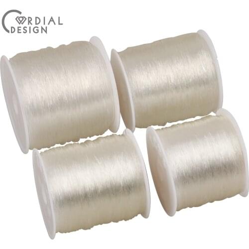 Cordial Design 0.5-1mm Elastic Thread For Jewelry Making/DIY Wire For Bracelets/Hand Made/Jewelry Cord String For Craft Making