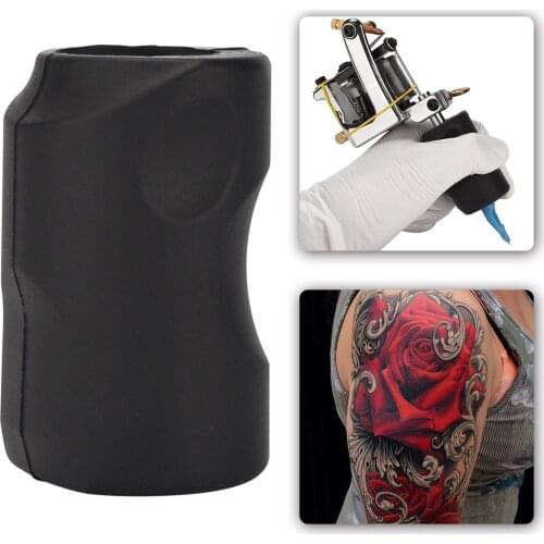 34mm Tattoo Grip Cover Comfortable for 21mm Cartridge Grip Shock Absorption