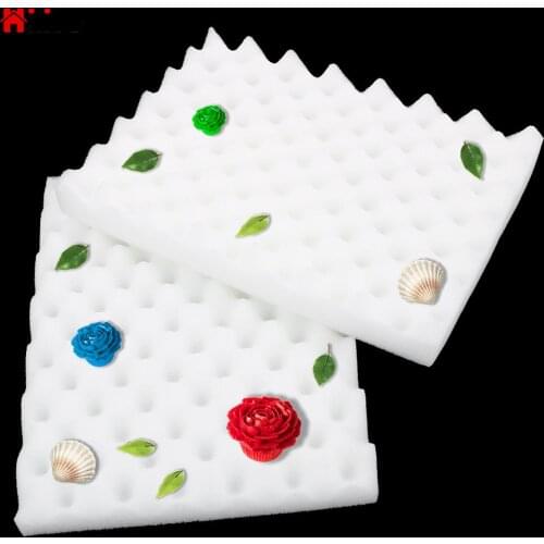 Cake Mold Shaping Sponge Mat 2pcs/lot Foam Drying Pads Kitchen Baking Tools Cake Fondant Sugarcraft Flower Tool