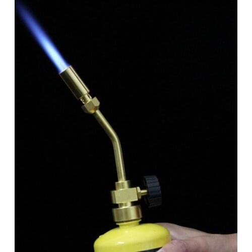165mm MAPP Gas Turbo Torch Brazing Gun Super Propane Gas Welding Plumbing CGA600 Connection