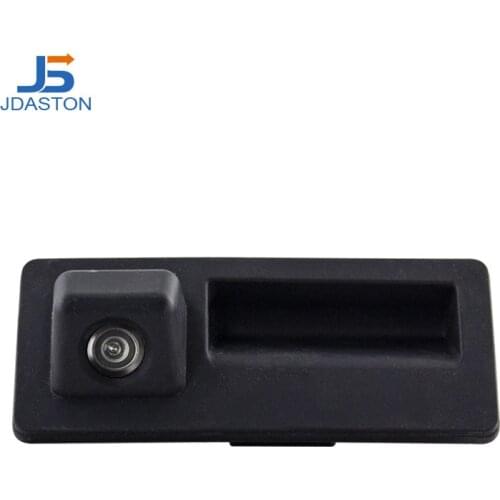 Jdaston CCD HD Car Trunk Handle Rear View Camera for Audi A4 A5 S5 Q3 Q5 for VW Golf Passat Tiguan Touran Jetta Touareg B6 B7