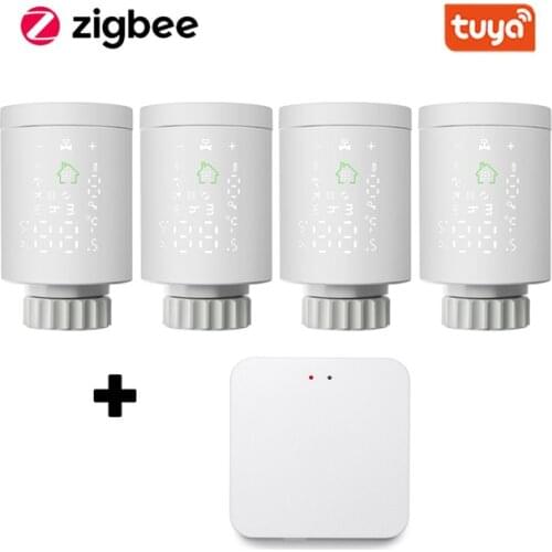 Tuya ZigBee3.0 Smart Radiator Actuator Programmable Thermostatic Radiator Valve Temperature Controller 2MQTT Setup With Alexa