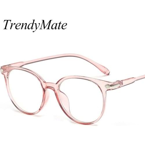 Retro Round Eyeglasses Frame Women Brand Designer Fashion Optical Eye Glasses Frames Men Computer Eyewear Oculos 5449