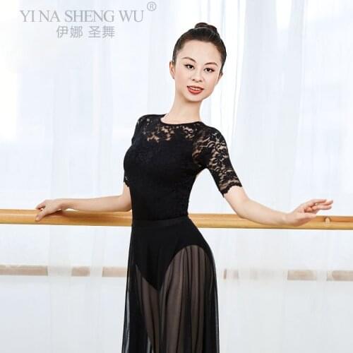 Ballet Dance Leotards Women New Lace Sexy Backless Gymnastics Dancing Costume Adult Ballet Leotards Physique Practice Clothes