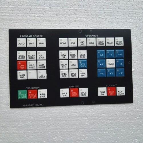 A98L-0001-0524#J #T #S 02 #CH CNC HMI Membrane Keypad buttons for Fanuc Machine Operator Panel