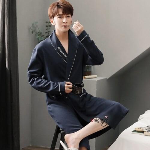 Men Large Size Kimono Bathrobe Robes Long Towel Robe Sleepwear Strong Water Absorption Nightgown Bath Gown Bath Robe Towel