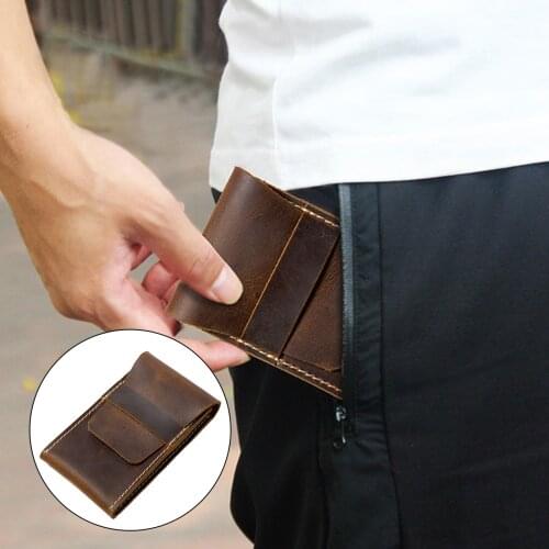 Soft PU Leather Watch Box Pouch Portable Organizer Bag Travel Watch Bag Protective Cover