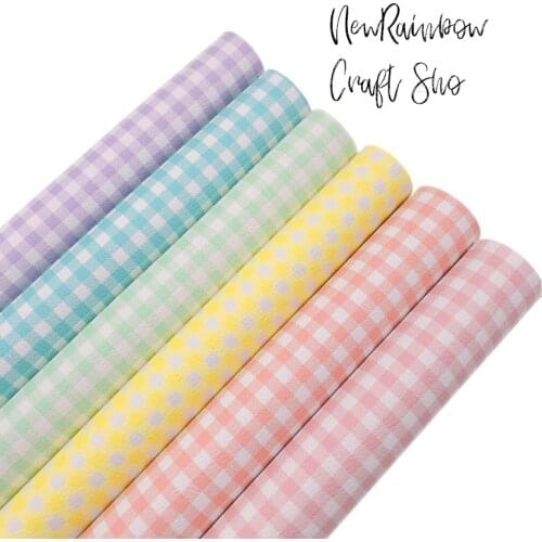 New Rainbow 22X30CM faux leather sheet A4 size DIY handmade fabric, nice sewing fabric earrings, hairbows, childrens
