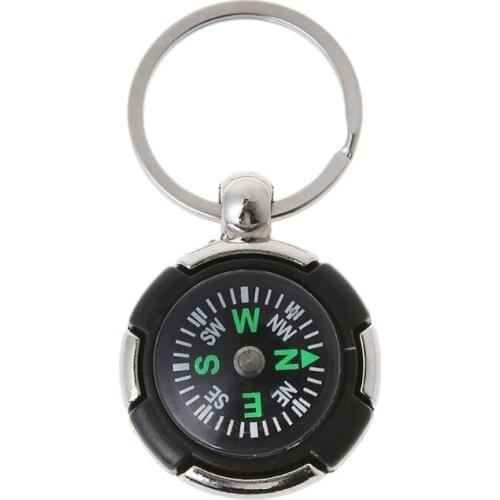 New 1 Pc Outdoor Camping Hiking Mini Compass Navigator Portable Keychain Survival Tool Accessories