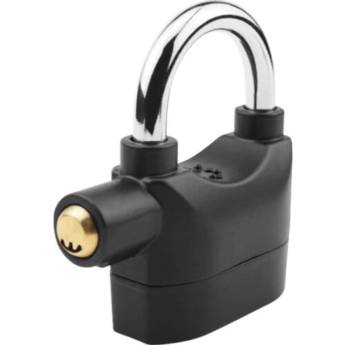 Anti-theft Alarm Motorcycle Lock 2 Mode Multifunctional Bike Bicycle Quad Helmet Lock Accessories For Door Cabinet