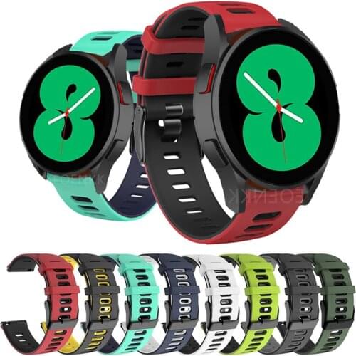 Silicone Soft Strap For Samsung Galaxy Watch 4 Classic 46mm 42mm Sports Bracelet For Samsung Watch 4 44mm 40mm Smart Watch Band