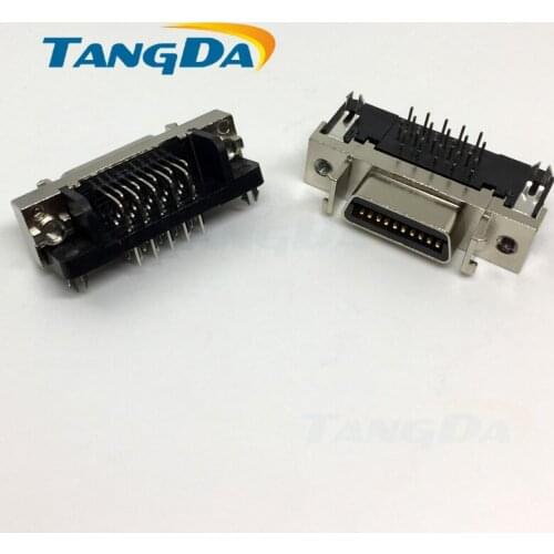 SCSI 20pin scsi socket scsi-20p 90 degrees female connectors PROW W