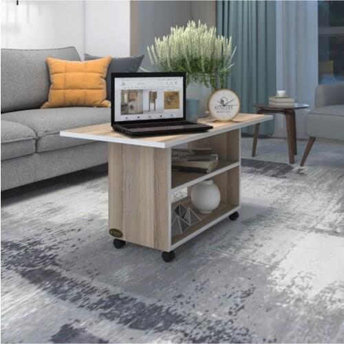 Modern Medium Lounge Bench Atina70 Crd 075*070*50 Wheel Dining table coffe table