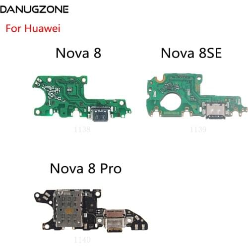 USB Charging Dock Connector Port Plug Socket Jack Charge Board Flex Cable For Huawei Nova 8 PRO SE 8SE 5G