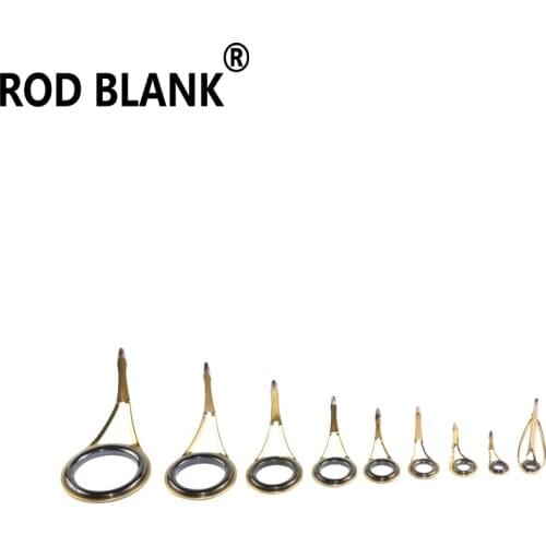 Rod Blank 9Pcs/Set Fishing Rod Guide Stainless Steel Y Frame Ceramic Sic Ring Eyes Fishing Rod Building Repair Rod Accessory