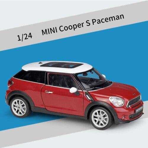 1:24 BMW MINI Cooper S Paceman Alloy Car Model Diecasts & Toy Vehicles Collection Car Toy Boy Birthday gifts