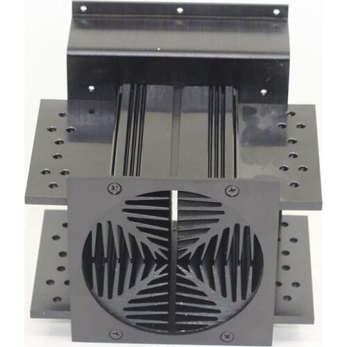 12cm Air Cool Radiator KSA-50 Tube Amplifier DIY Wind Tunnel Heat Sink High Power Class A Amplify Heat Dissipation