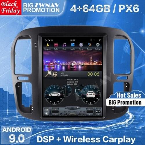 128G Tesla Screen Carplay For 1992-2002 TOYOTA LAND CRUISER LC100 Android Car Multimedia Player GPS Audio Radio Stereo Head Unit