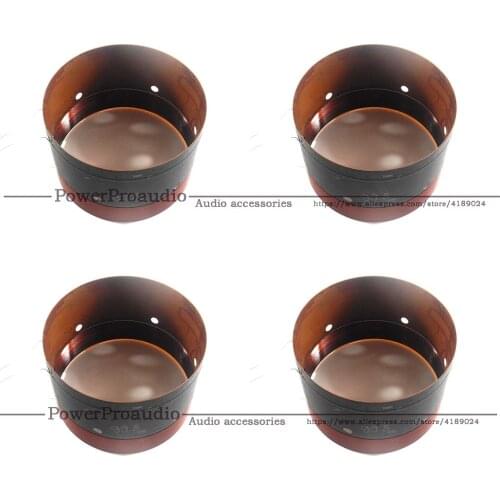 4pcs 99.8MM Bass Voice Coil Woofer With Sound Air Outlet Hole For 12 inch -18 inch Subwoofer Speaker 8OHM IN / OUT