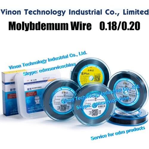 5 Spools) 0.18mm*2000meters EDM Molybdenum Wire S Type HONGLU brand for HS-WEDM machine