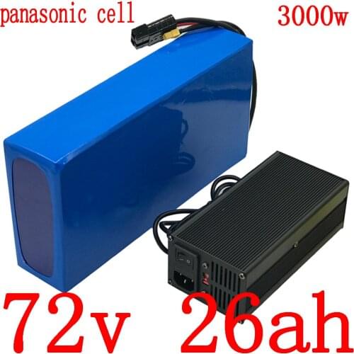 72V battery 72V 2000W 3000W electric scooter battery 72V 26AH electric bike battery 72V 25AH Lithium battery use panasonic cell