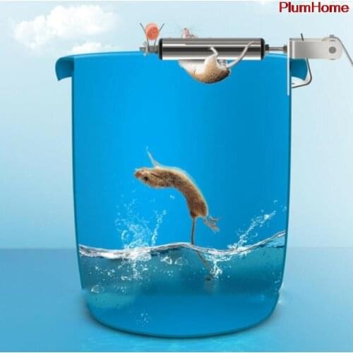 Auto Mouse Traps Stainless Steel Rolling Stick Rat Catcher Mousetrap Household Mousetrap Galvanized Stainless Steel