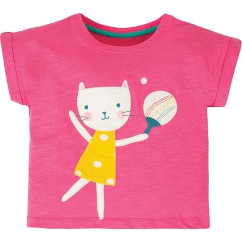 Bambino 2021 New Tees of Children 2-7 Years Cartoon Cotton T shirt for Kids Girls Tops Clothing Baby Clothes Child Costume