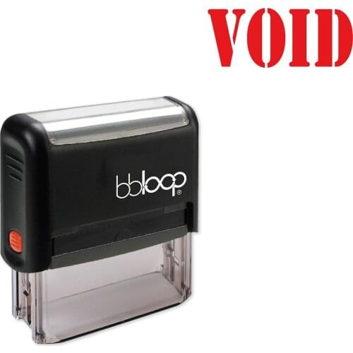 Bbloop Void w/military Style Font and Design Self-Ink