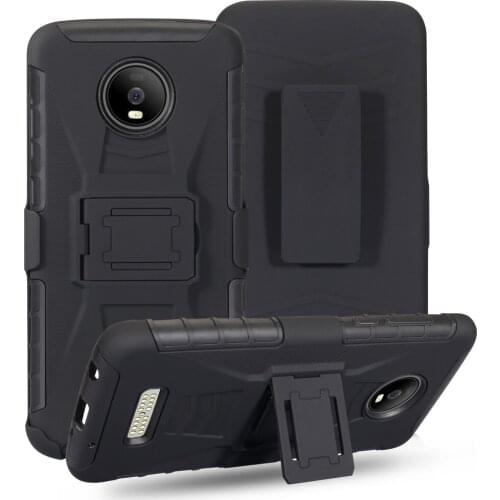 For Moto Z4 Z3 Paly Black Hybrid Holister Defender Builder shockproof Case + BELT CLIP For MOTO G7 PROWE G7 E5 PLAY G6 E5 Plus