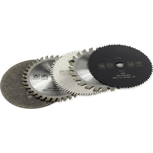 5pcs/set 85mm Cutting Tools Wood Saw Blades For Multi-function Saw Circular Disc Wood Blade Cutting 10mm Bore Tool Power C6W5
