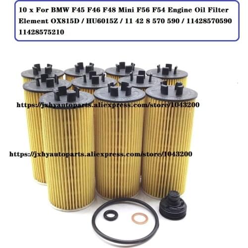 For BMW F45 F46 F48 Mini F56 F54 Engine Oil Filter Element OX815D / HU6015Z / 11 42 8 570 590 / 11428570590 / 11 42 8 575 210