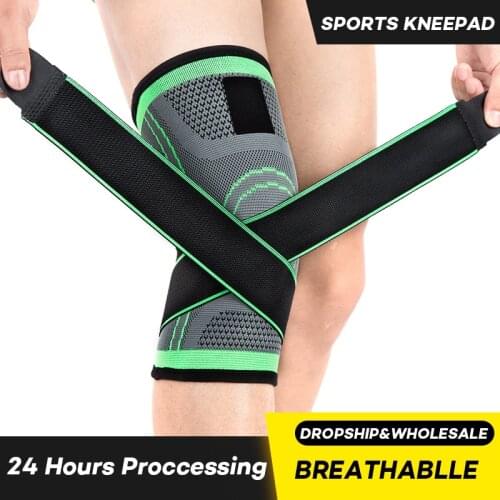 Knee Support Brace Wrap Elastic Bandage Protector Knee Pads Kneepads Sleeve Cap Patella Guard Volleyball Basketball