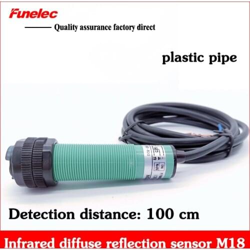 E3FN-D100P1 3-wire infrared photoelectric switch diffuse reflection sensor three-line pnp NO normally open