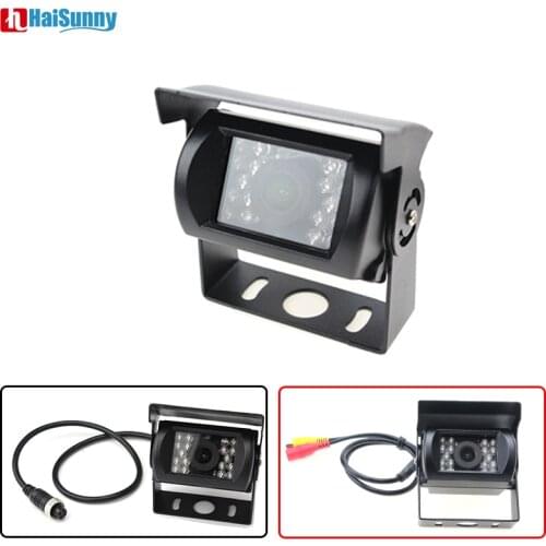 HaiSunny 9-26 V 18 IR LED Night Vision Waterproof Backup Rear view Camera for Truck,RV,Camper,Trailer