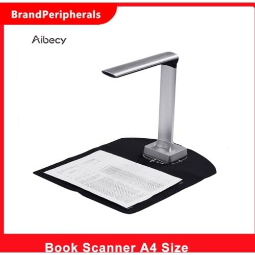 Aibecy BK30 Document Camera 5 Mega-pixel High Definition Portable Book Scanner Capture Size A4 Scanners for File Recognition