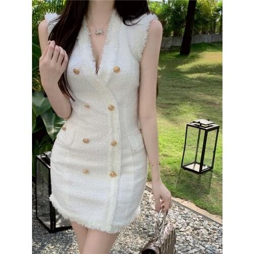 KOMIYAMA Sleeveless Summer Dresses