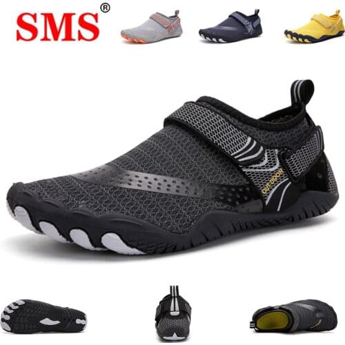 Men Aqua Shoes Quick-Dry Wading Shoes Water Shoes Breathable Upstream Antiskid Outdoor Sports Wearproof Beach Sneakers Unisex
